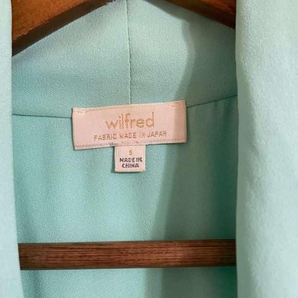 Wilfred Teal Flowy Blouse - Picture 3 of 4